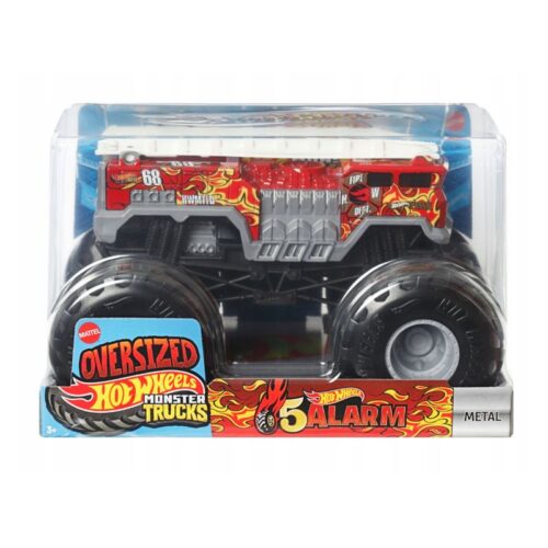 Monster Trucks Hot Wheels Gran Tamaño Pack 5 Vehículos Acción JCC95