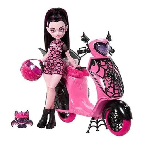 Muñeca Draculaura Scooter Monster High Galopa Juguete JDR61