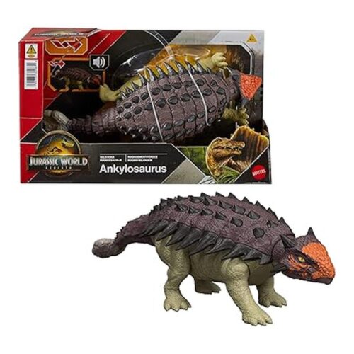 Mattel Jurassic World Anquilosaurio Rugido Salvaje Articulado JGB90