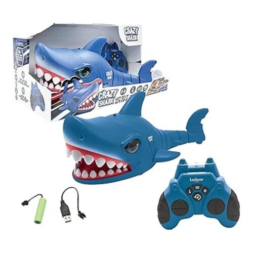 Tiburón Teledirigido Lexibook Crazy Shark 5 km/h Caza Baile Musical SHARKK01