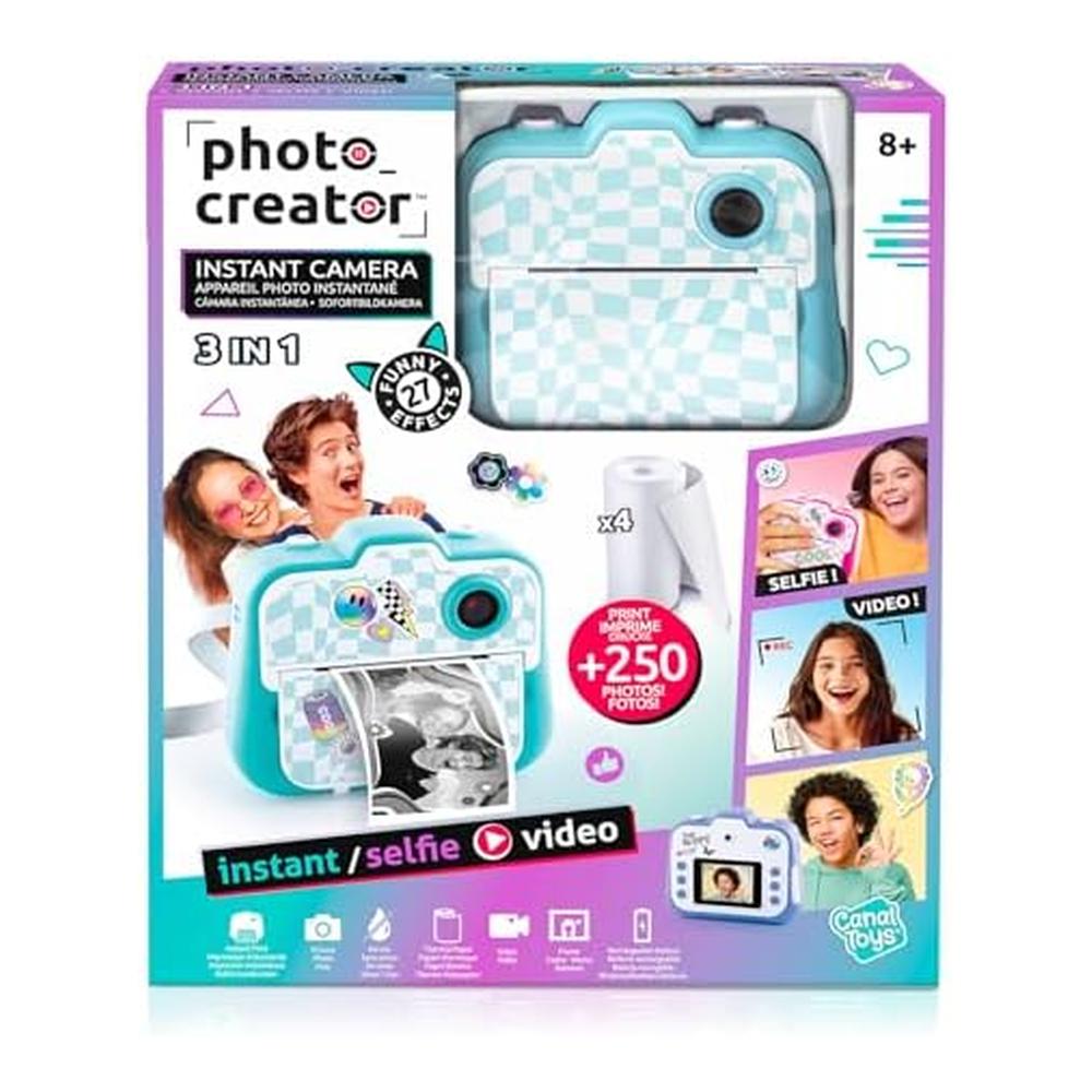 Cámara Instantánea Photo Creator Canal Toys Turquesa CLK001 - Imagen 2