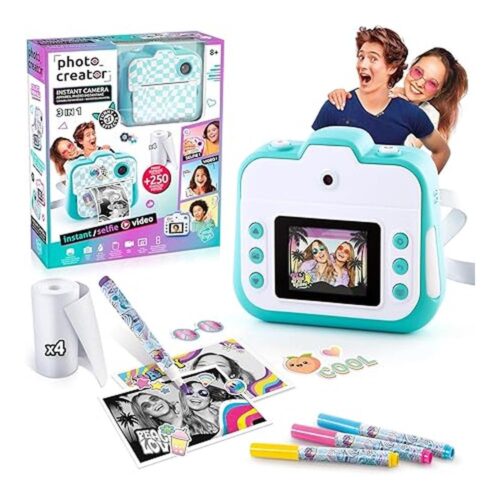 Cámara Instantánea Photo Creator Canal Toys Turquesa CLK001
