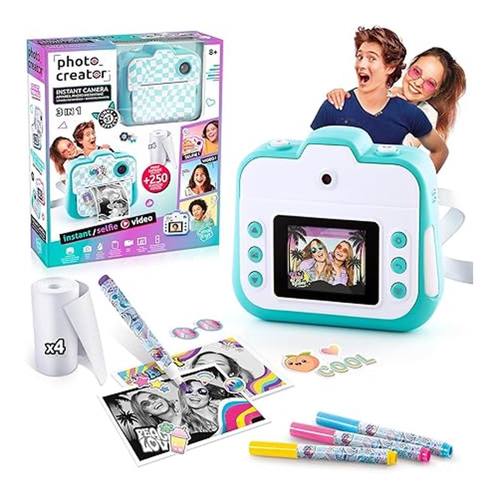 Cámara Instantánea Photo Creator Canal Toys Turquesa CLK001