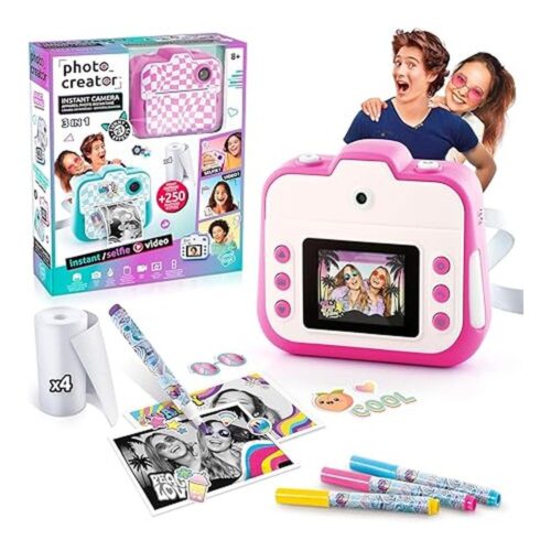 Cámara Instantánea Photo Creator Canal Toys Rosa CLK055