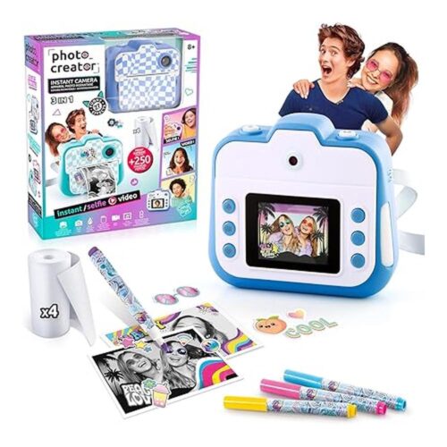Cámara Instantánea Photo Creator Canal Toys Azul CLK057