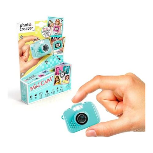 Cámara Digital Mini Photo Creator Canal Toys Original Turquesa CLK058