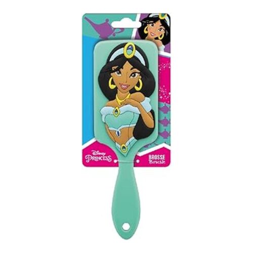 Disney Princesas Cepillo Pelo 3D Jasmine Silicona Desenredante Oficial 7102