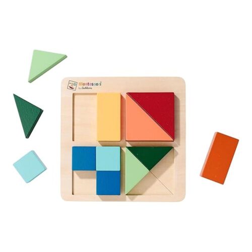 Eichhorn Puzzle Montessori Madera Formas y Colores 100006032