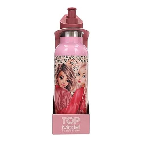 Depesche TOPModel Leoheart Botella Acero Inoxidable Rosa 0013663