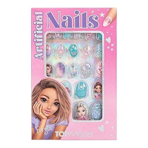 Depesche TOPModel Uñas Postizas Beauty and Me con Purpurina 0013816