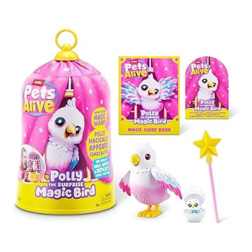 Juguete Robot Pájaro Polly Magic Bird Pets Alive ZURU Interactivo 9561
