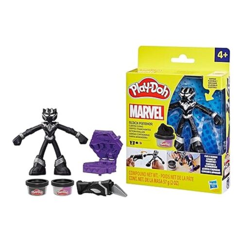 Garras Corte Play-Doh Black Panther Cutting Claws Creativo G0055