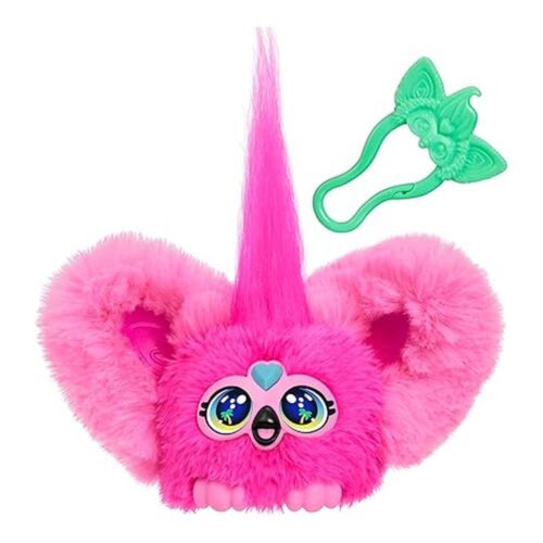 Hasbro Furby Furblets Flo-Flo Peluche Rosa con Llavero Turquesa G1699