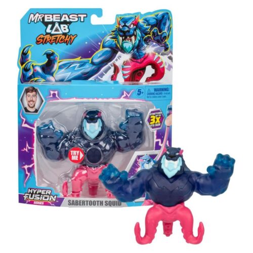 Moose Stretchy Heroes MrBeast Goo Jit Zu Sabertooth Squid 24798