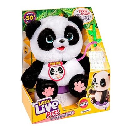 Little Live Pets Baby Panda ChuChu Mascota Interactiva 30 cm 26676