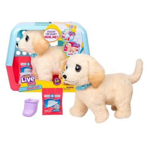 Little Live Pets Peluche Perro Cooper The Retriever Ouchies 26679