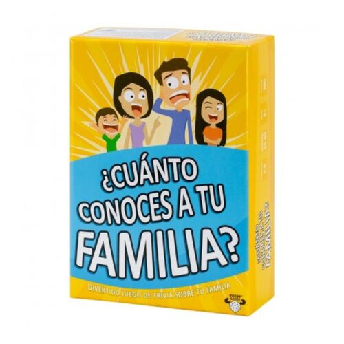 Juego de Mesa ¿Cuánto Conoces a Tu Familia? Familiar Divertido 91060