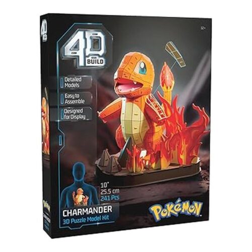 Spin Master PUZZ4D Maqueta Charmander 241 Piezas Puzzle 3D Pokémon 25 cm 6075063