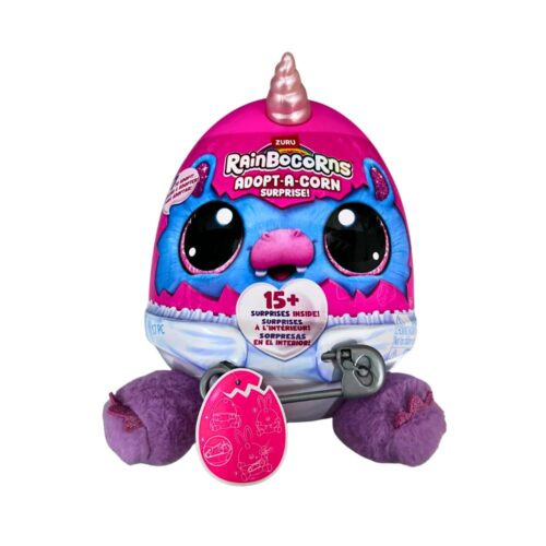 Peluche Adopt-A-Corn Surprise Lila Rainbocorns Jugatoys Peluche Coleccionable 92105