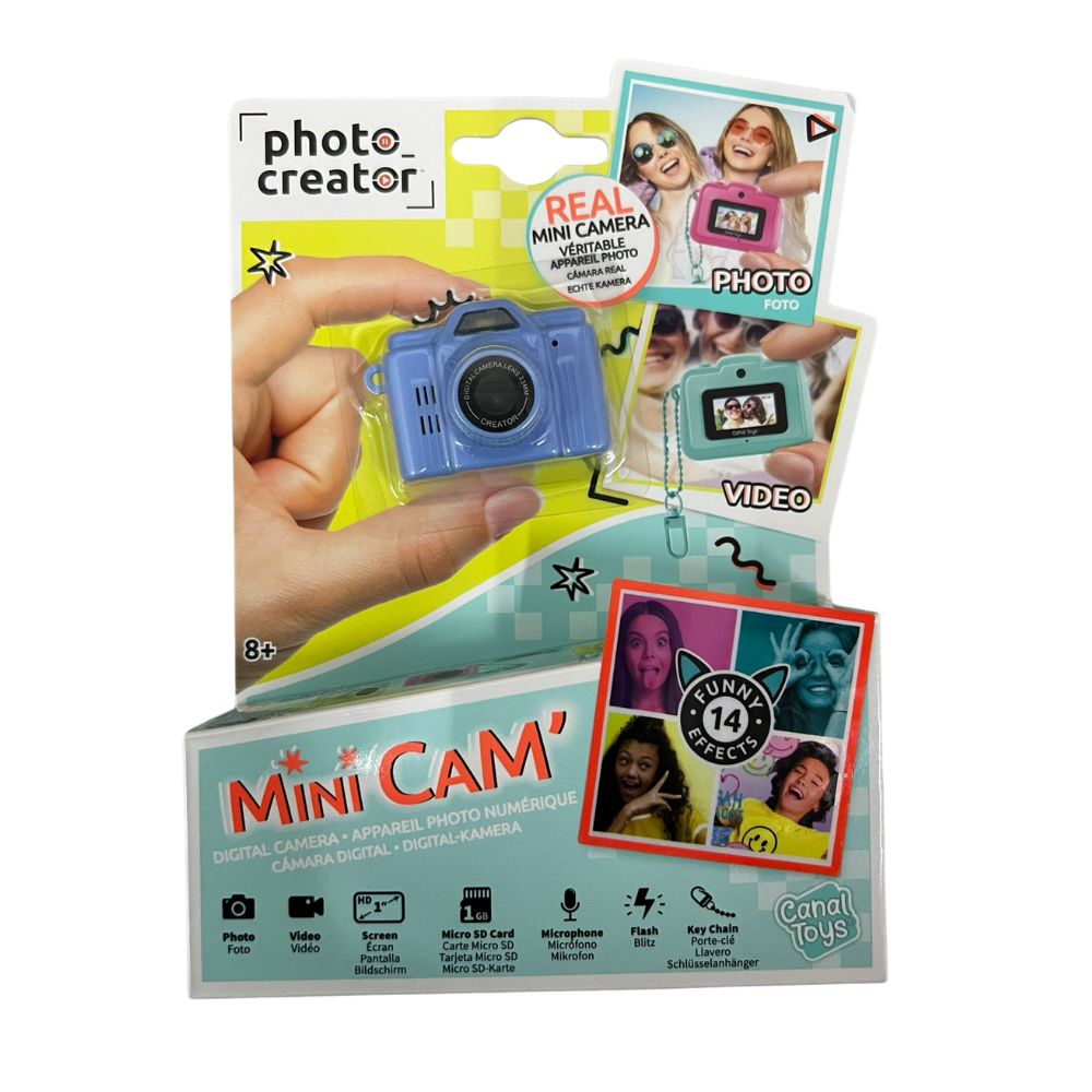 Cámara Digital Mini Photo Creator Canal Toys Original Azul Fotos Vídeo CLK0