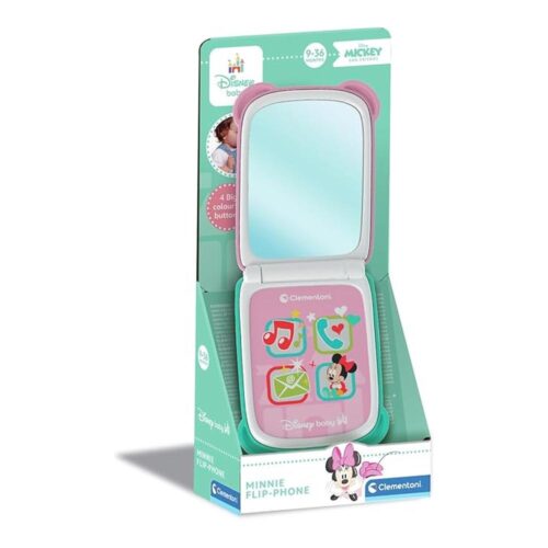 Teléfono Flip Disney Minnie Clementoni Juguete Interactivo 17515.4