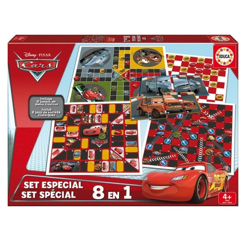 Educa Borras Cars 8 Juegos En 1 Set Especial 16388