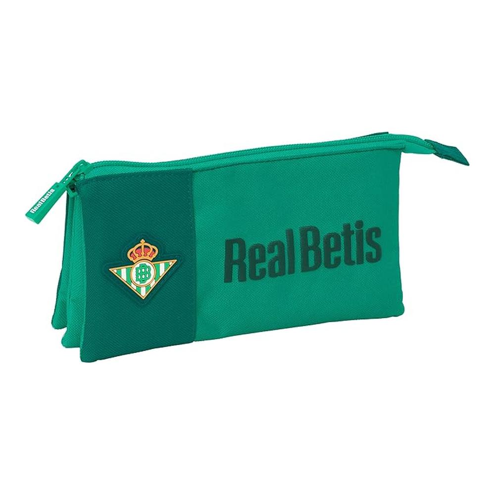 Safta Real Betis Balompié Estuche Triple Infantil 22x3x12 cm 812566744
