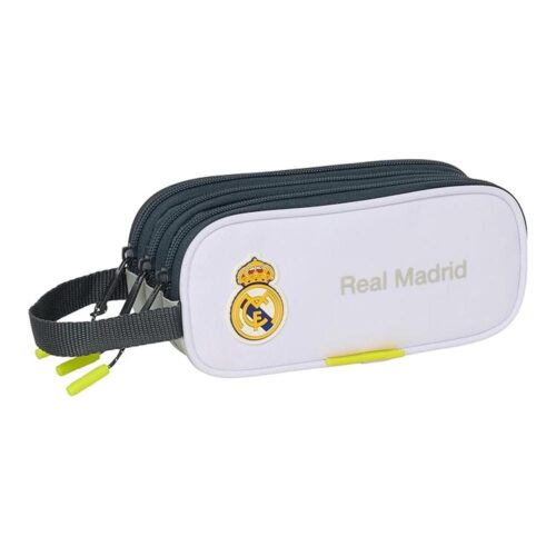 Safta Real Madrid Estuche Triple Equipación 25/26 Infantil 21x7x8.5 cm 812554635
