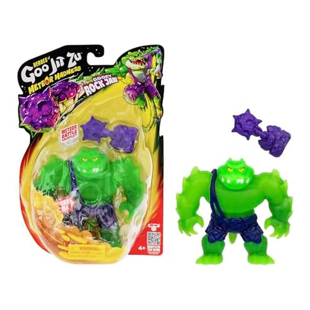 Figura Goo Jit Zu Meteor Rock Jaw Estirable Heroes Acción 43017 - Imagen 2