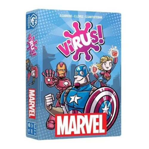 Juego Cartas Virus Marvel Tranjis Mesa Familiar Divertido 85758