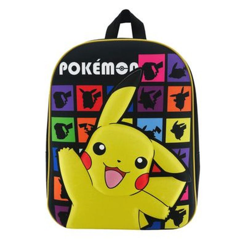 Mochila Guardería 3D Pokémon Symbols Infantil Escuela MC-524-PK