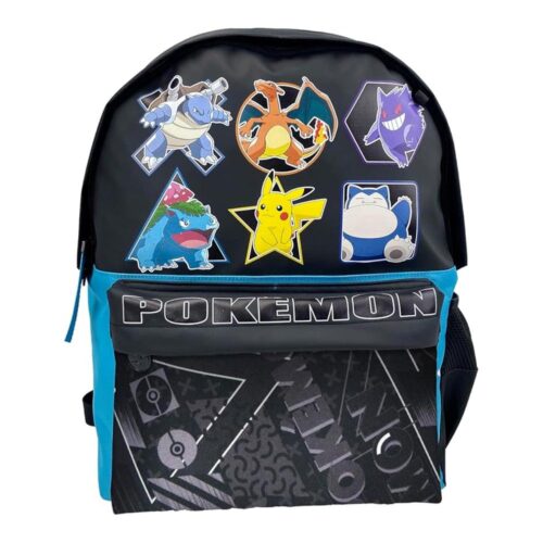 Mochila Juvenil Pokémon Geo Adaptable Trolley Negro CyP Brands MC20-16PK