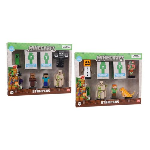 Pack 8 Figuras Minecraft 5 cm Surtidos Coleccionables 64110005