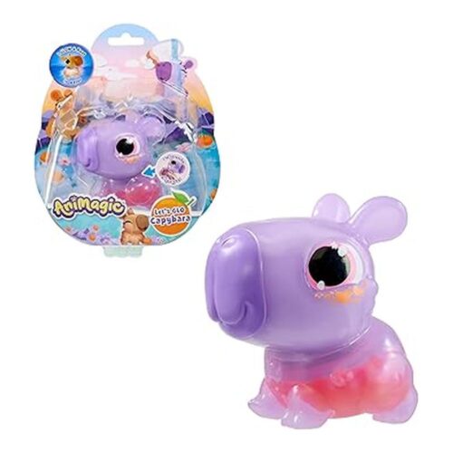 Capibara Interactiva Bizak Luces Sonidos Mandarinas Apilables Morado 64553921-2