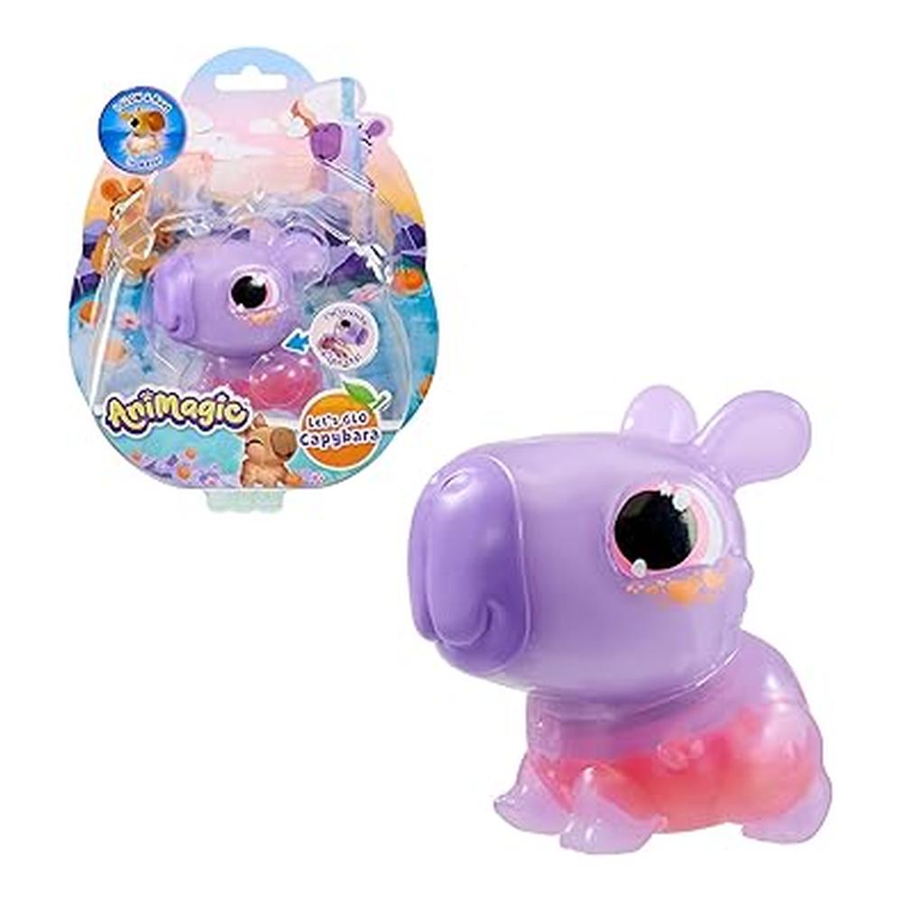 Capibara Interactiva Bizak Luces Sonidos Mandarinas Apilables Morado 64553921-2