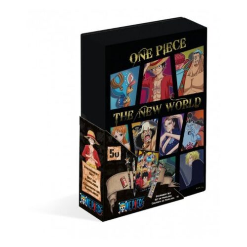 Caja Papelería 5 Piezas One Piece Set Escolar OP00001