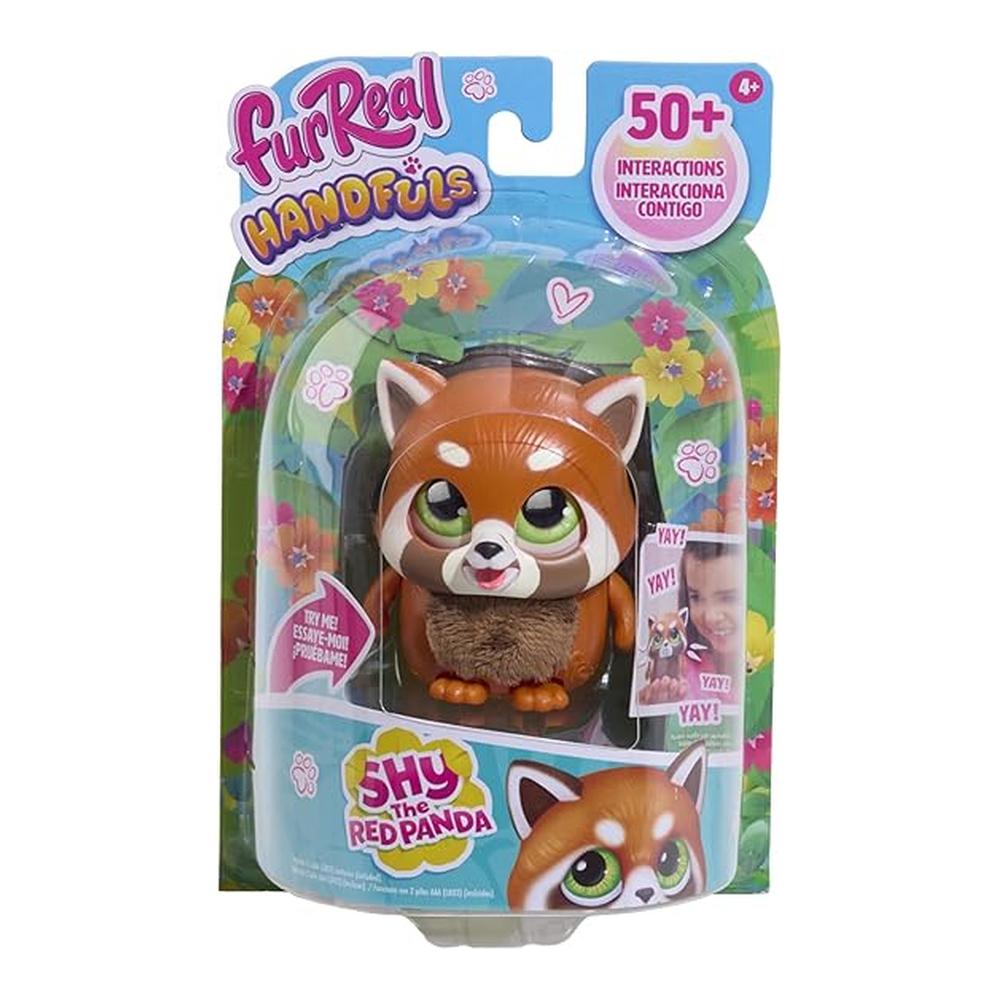 Just Play furReal Handfuls Shy Panda Rojo Interactivo 9 cm 28171