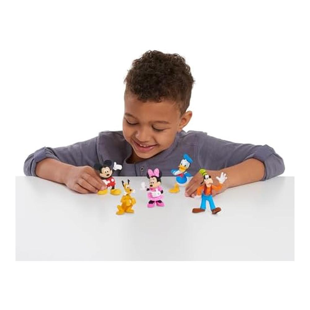 Just Play Figuras Coleccionables Mickey Mouse Disney Junior Pack 5 Figuras 38441 - Imagen 2