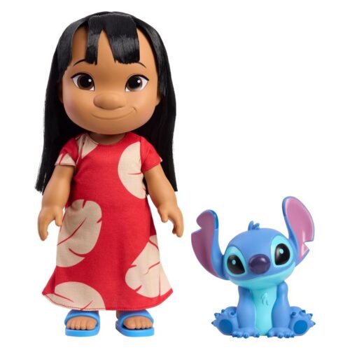 Just Play Muñeca Lilo & Stitch 35 cm con Figura de Stitch 12 cm 46143