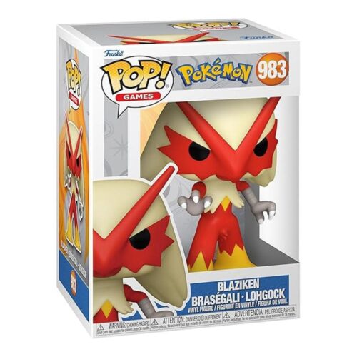 Figura Funko Pop Blaziken Pokémon Games Vinilo Coleccionable Regalo Oficial 75189