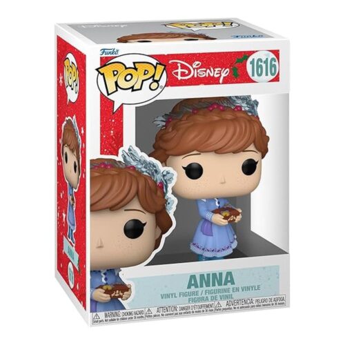 Figura Funko Pop Anna Princess Holiday Frozen Disney Vinilo Coleccionable 86076