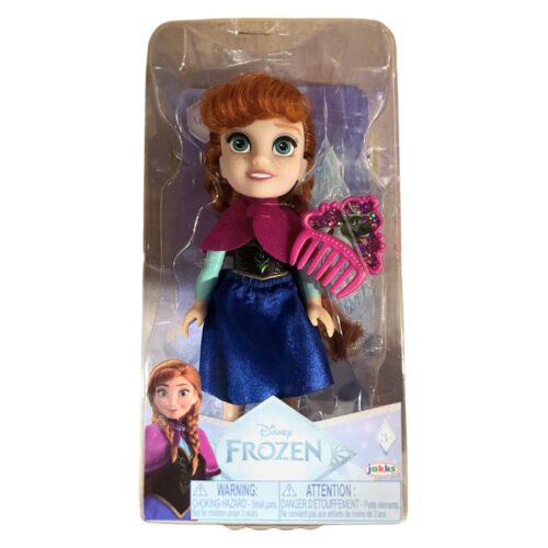 Disney Muñeca Princesa Anna Frozen con Peine 15 cm 237344-AN