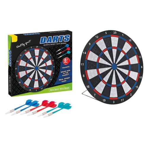 Diana de seis dardos punta de plástico 40cm 25816