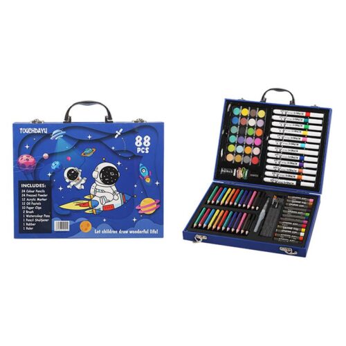 Maletín de manualidades astronautas 88 piezas Touchdayu 25817