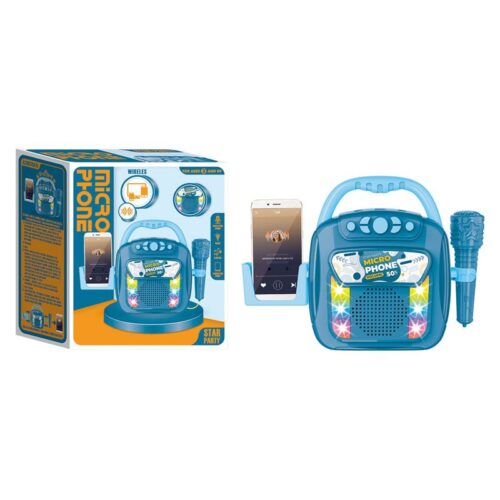 Altavoz con micrófono Bluetooh Star Party azul 25294