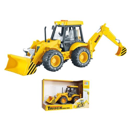 Retroexcavadora amarilla Truck con luces y sonido 25897