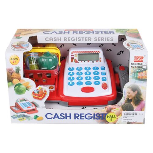 Caja registradora infantil con accesorios y lector 25094