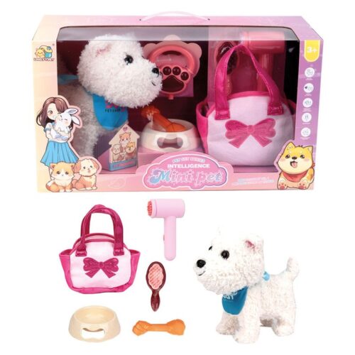 Perrito Fosterrier con accesorios Mini Pet 25658