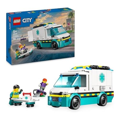 LEGO City Ambulancia de Emergencias Set Construcción 60451
