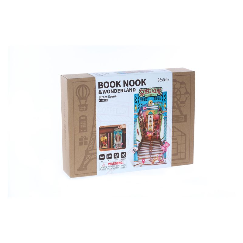 Rolife Street Scene Sujeta Libros TGB13 - Imagen 2